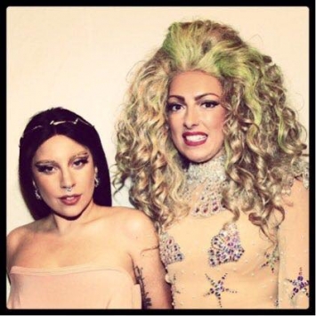 Donna Marie with Lady Gaga