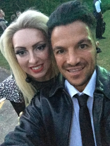 Lady Gaga Tribute Donna Marie meets Peter Andre